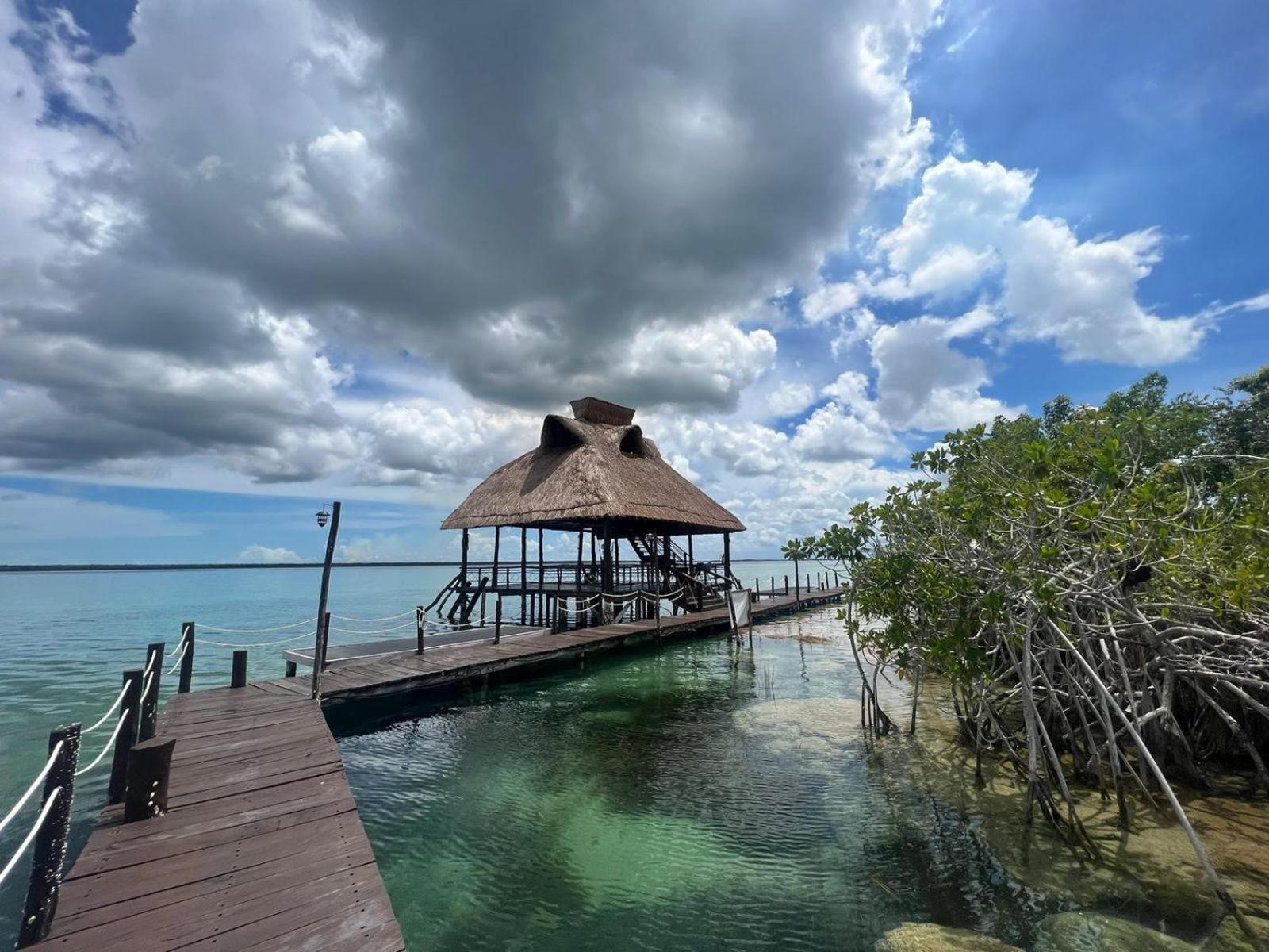 Villas Eco-Romanticas Kuuch Ka'Anil Бакалар Экстерьер фото